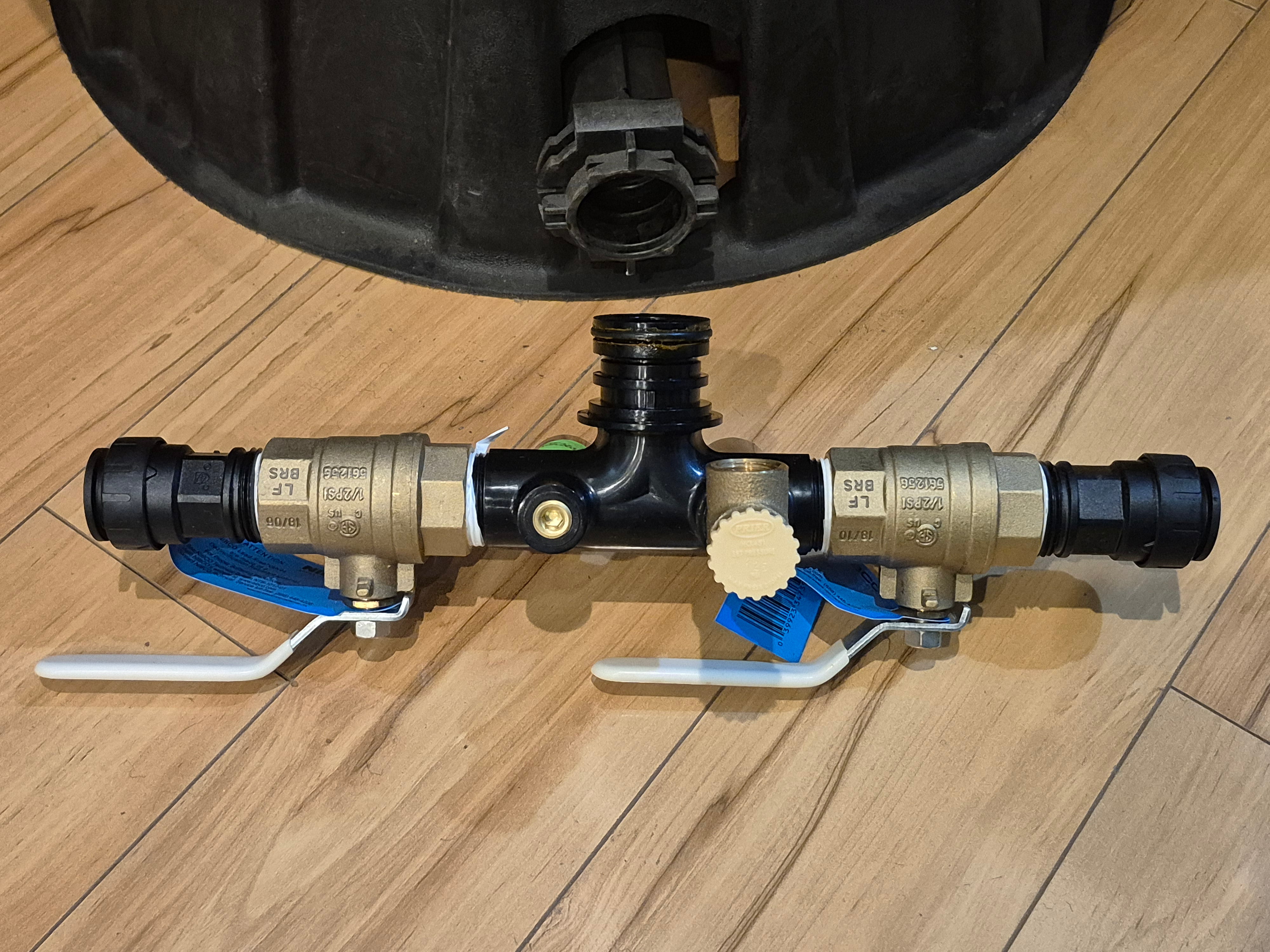Deluxe Tank Tee for Wellmate Quick Connect Tank