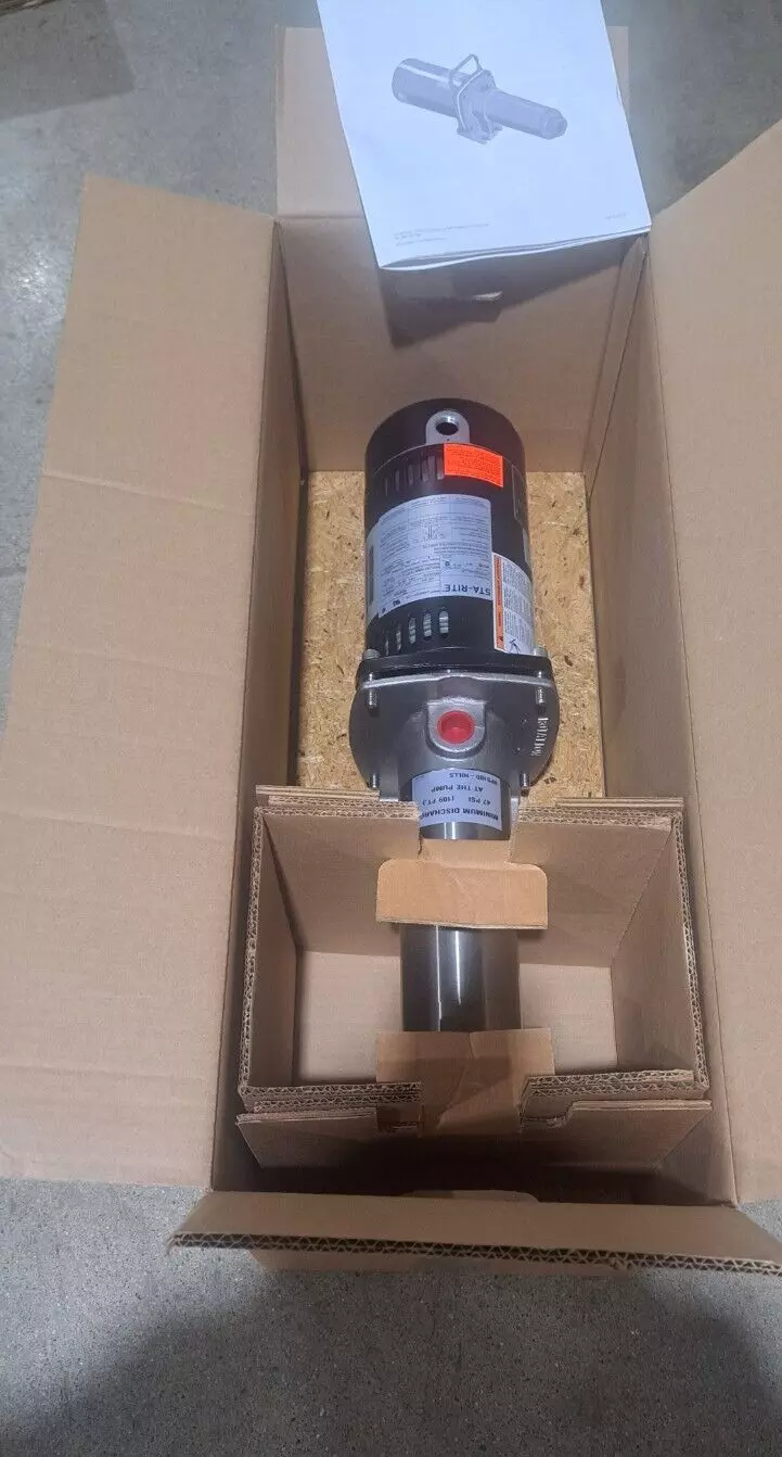 PENTAIR HPS10D-HILLS Stainless Steel Booster Pump 3/4HP 120/230